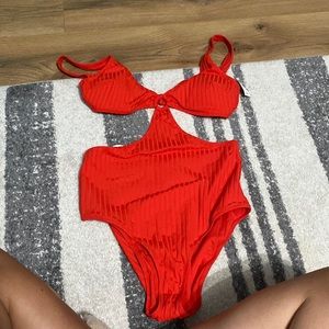 Red aerie one piece